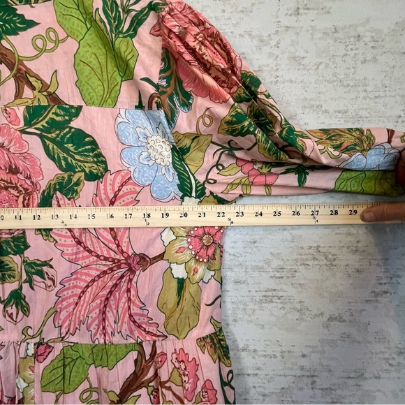 NWT Soft Surroundings Bellicia Embroidered Floral Midi Dress Sz IX 20W Spring - Picture 14 of 16